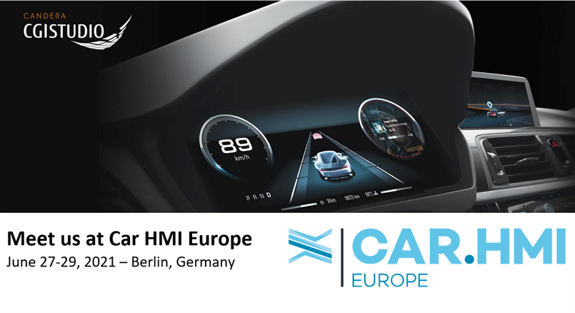 Candera nominated for Car HMI Europe Award with CGI Studio 3.10’s “Smart Importer”
